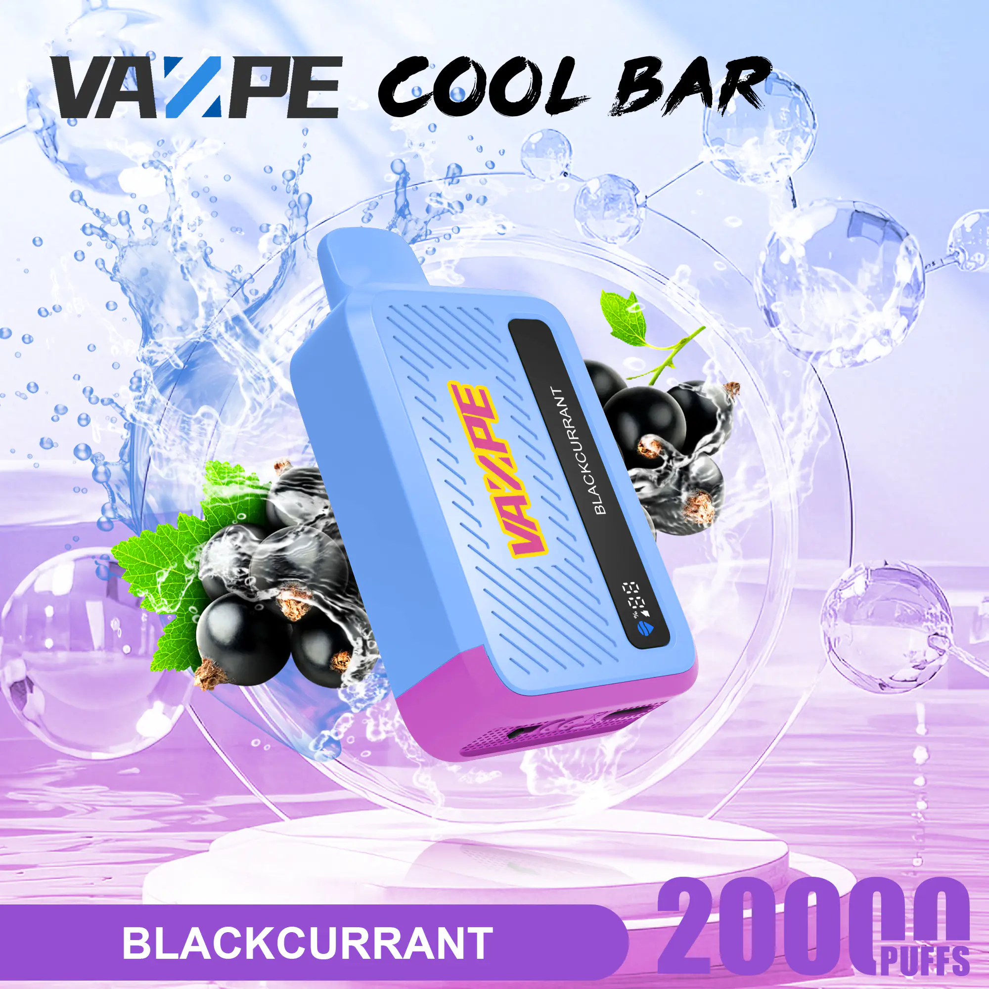 Vazpe Cool Bar 20K Blackcurrant