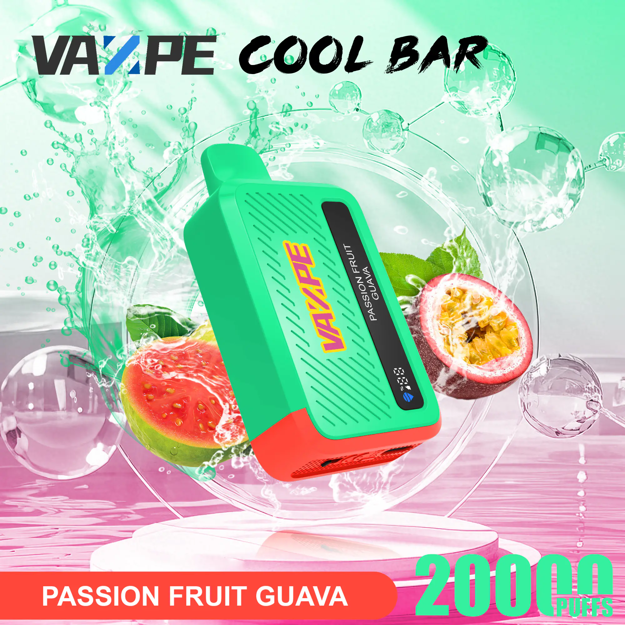 Vazpe Cool Bar 20K Passion Fruit Guava